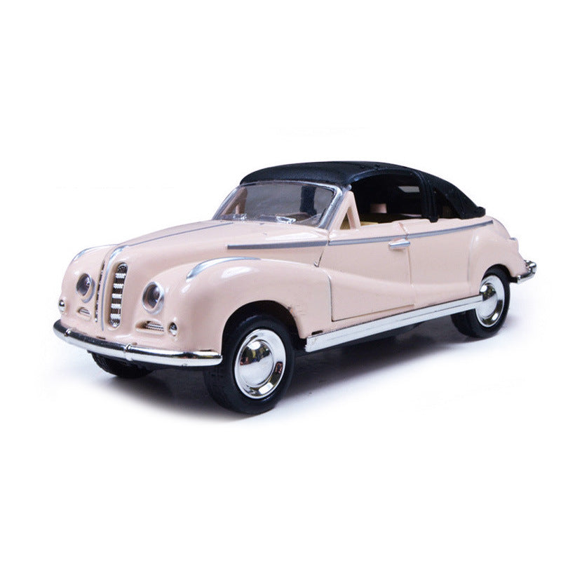 1:32 BMW 1955 502 Cabrio Pink Die Cast Model Car