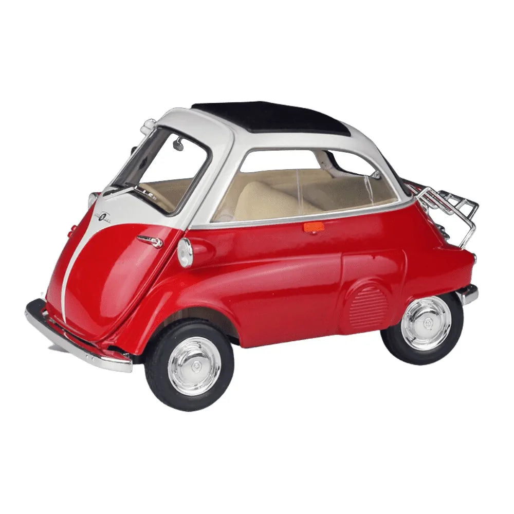 1:18 BMW 1955 Isetta Red Die Cast Model Car