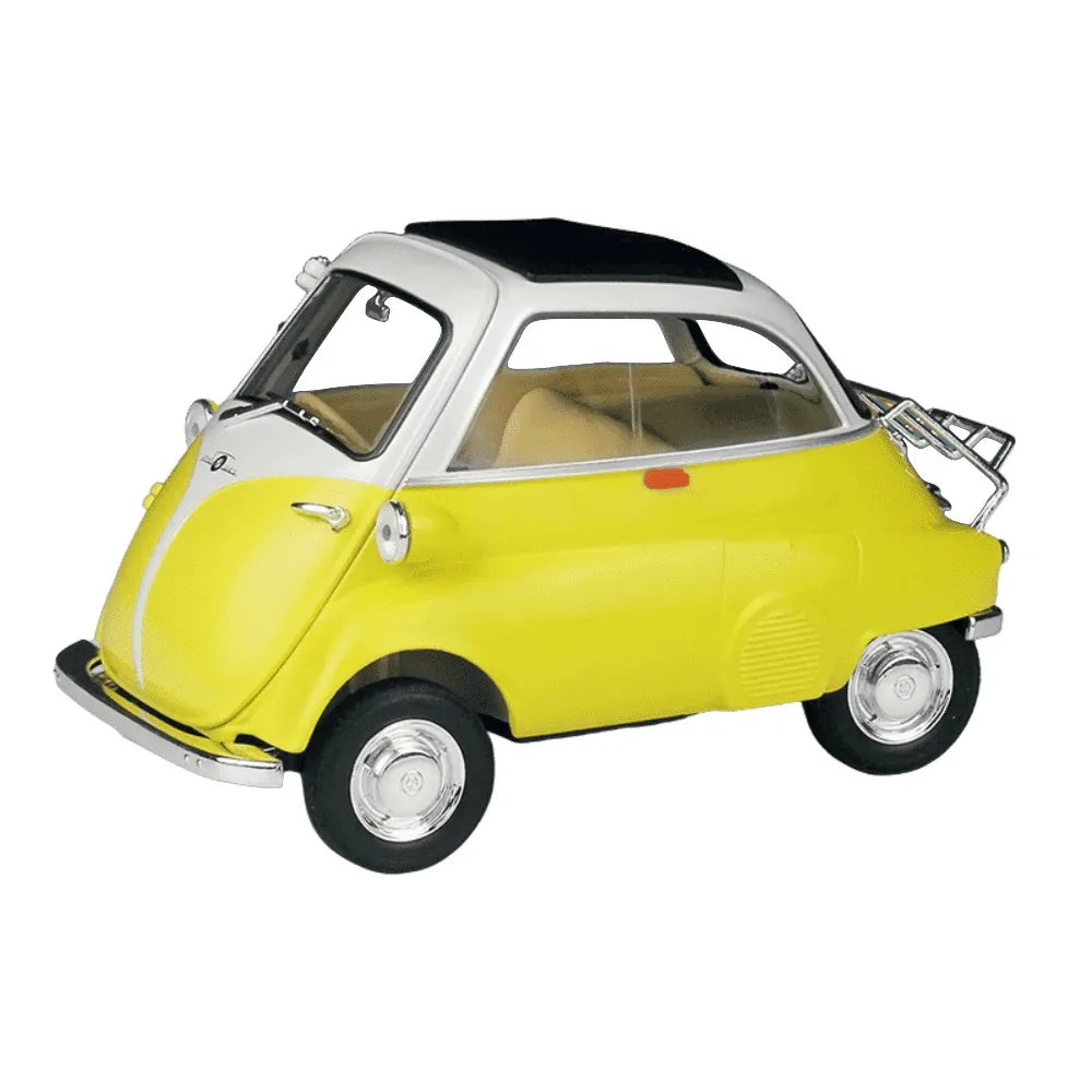 1:18 BMW 1955 Isetta Yellow Die Cast Model Car