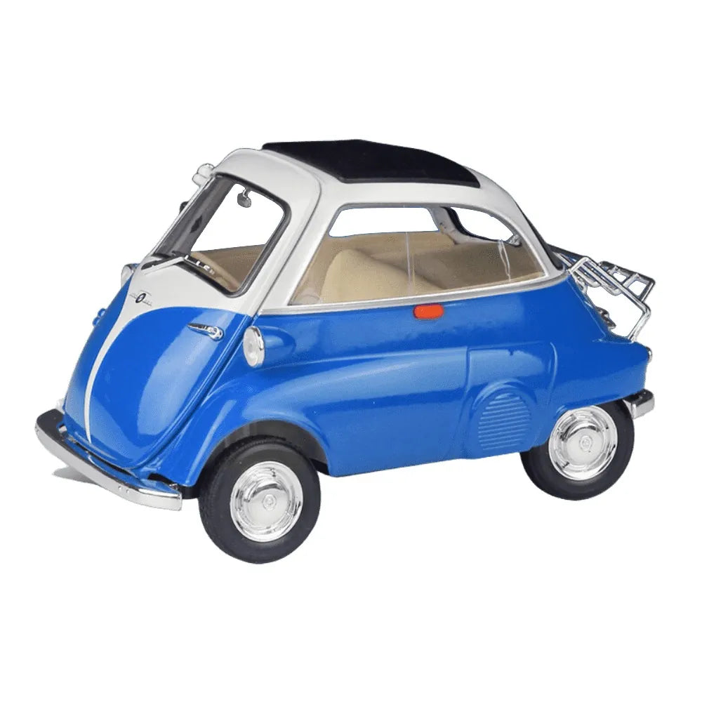 1:18 BMW 1955 Isetta Deep Blue Die Cast Model Car