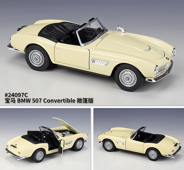 1:24 BMW 1956 507 Convertible Die Cast Model Car