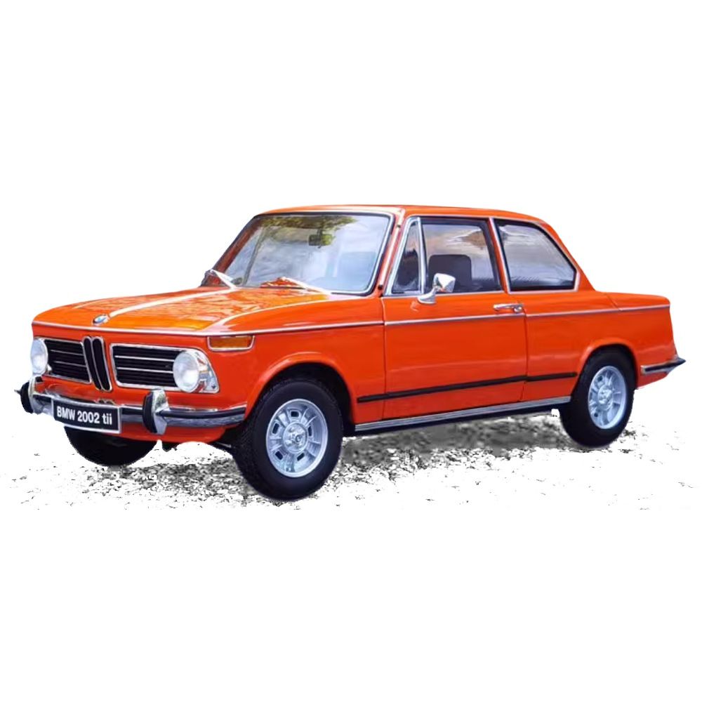 1:18 BMW 1971 2002 tii Orange Die Cast Model Car