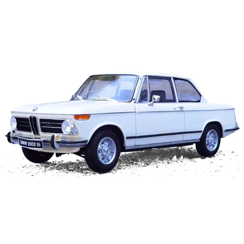 1:18 BMW 1971 2002 tii White Die Cast Model Car