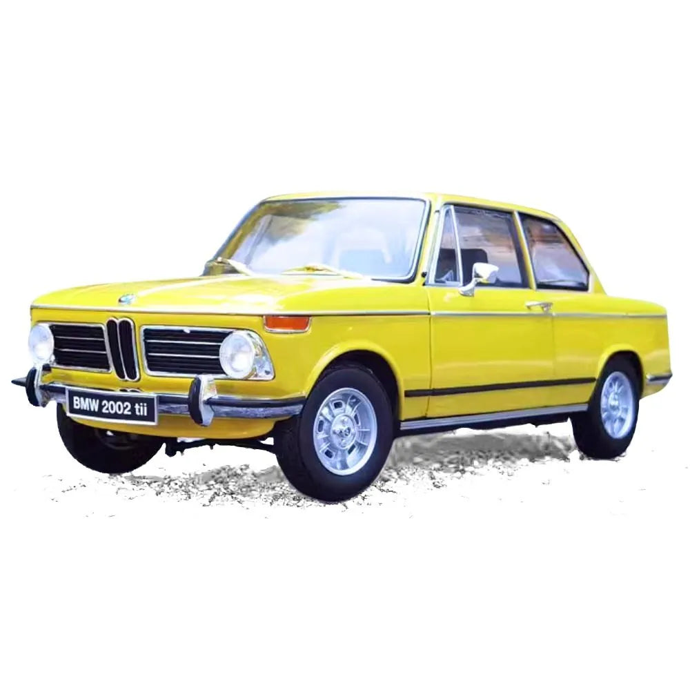 1:18 BMW 1971 2002 tii Yellow Die Cast Model Car