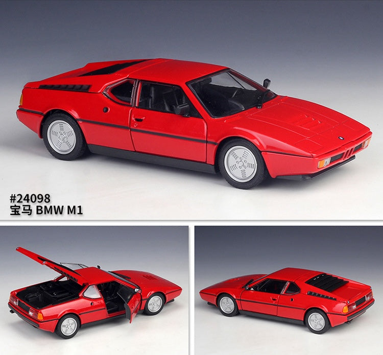 1:24 BMW 1978 M1 E26 Die Cast Model Car