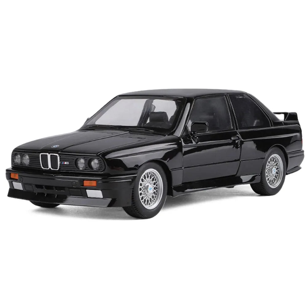 1:24 BMW 1987 M3 E30 Black Die Cast Model Car