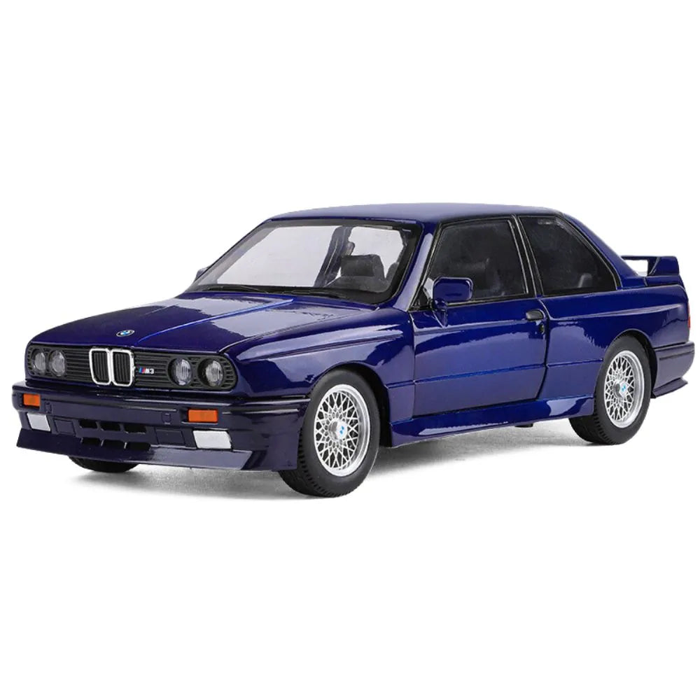 1:24 BMW 1987 M3 E30 Blue Die Cast Model Car