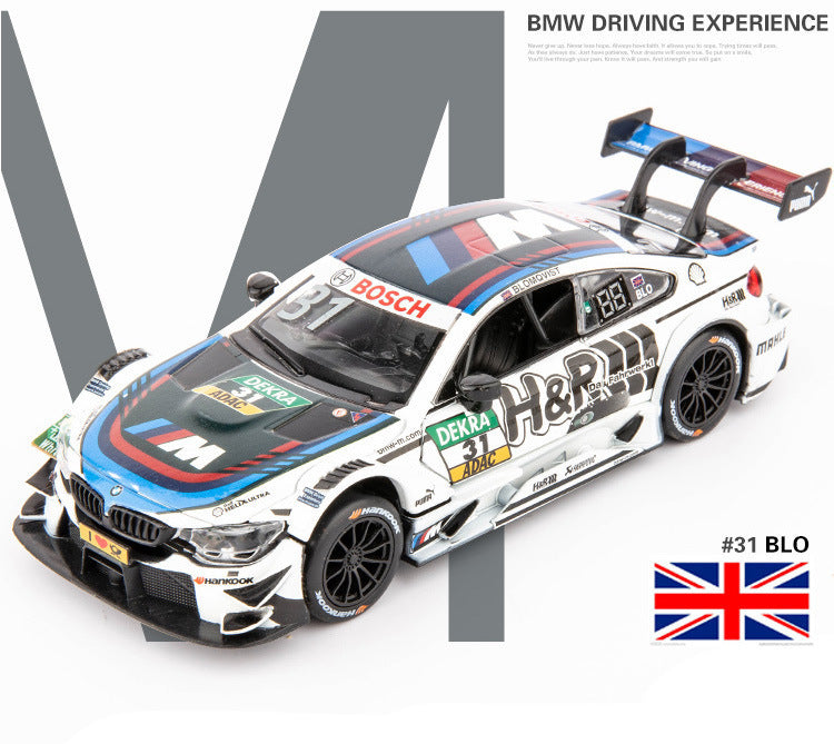 1:32 BMW 2017 Hungaroring M4 DTM #31 BLO Model Car