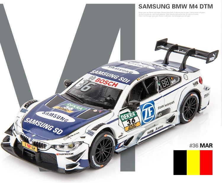 1:32 BMW 2017 Hungaroring M4 DTM #36 MAR Model Car