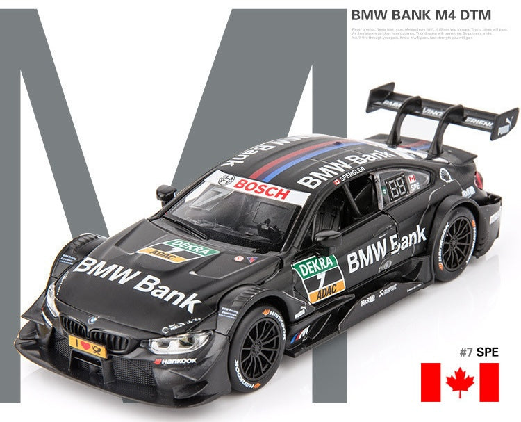 1:32 BMW 2017 Hungaroring M4 DTM #7 SPE Model Car