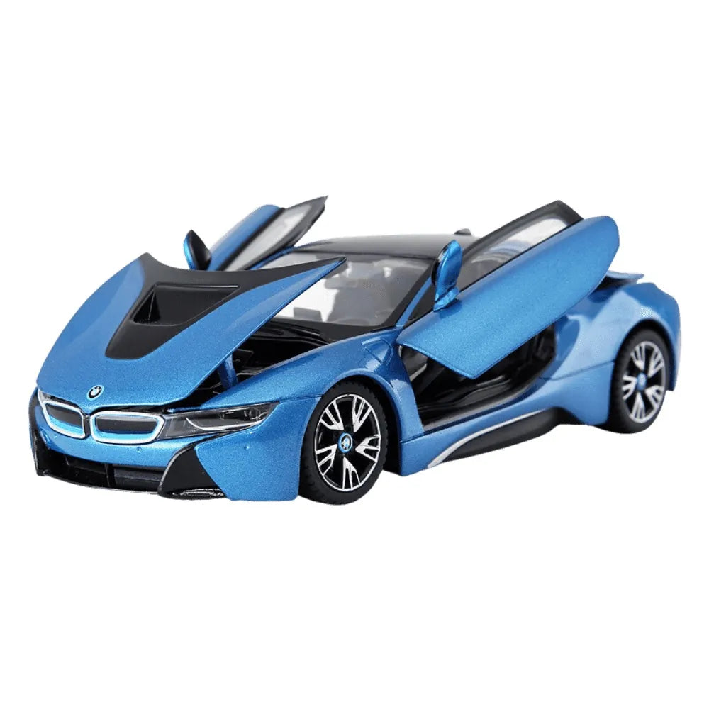 1:24 BMW 2013 i8 Blue Die Cast Model Car