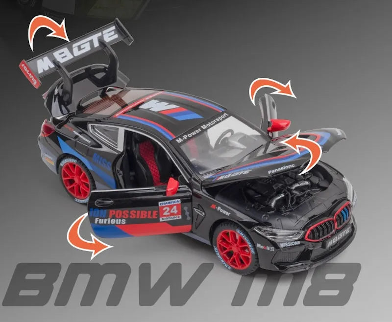 1:24 BMW 2017 M8 G15 GTE