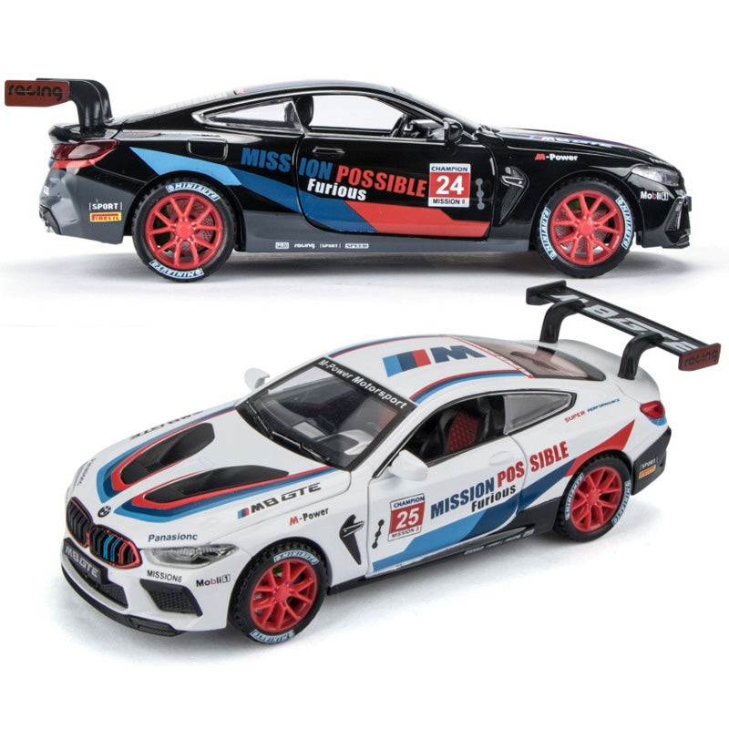 1:32 BMW 2017 M8 G15 GTE Die Cast Model Car