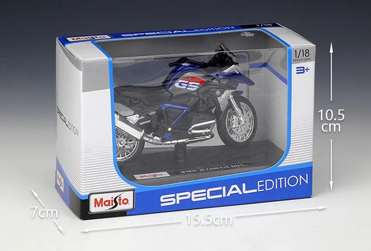 1:18 BMW 2017 R 1200GS Motorcycle Model