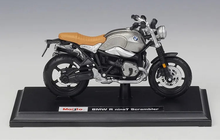 1:18 BMW 2017 R Nine T Scrambler Motorcycle Model