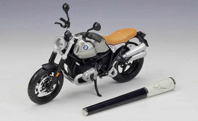 1:12 BMW 2017 R Nine T Scrambler Motorcycle Model