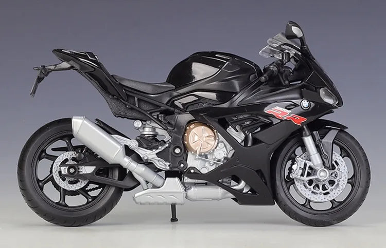 1:12 BMW 2021 S1000RR Black Motorcycle Model