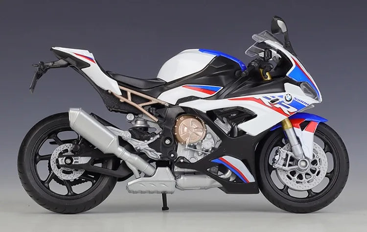 1:12 BMW 2021 S1000RR White Motorcycle Model