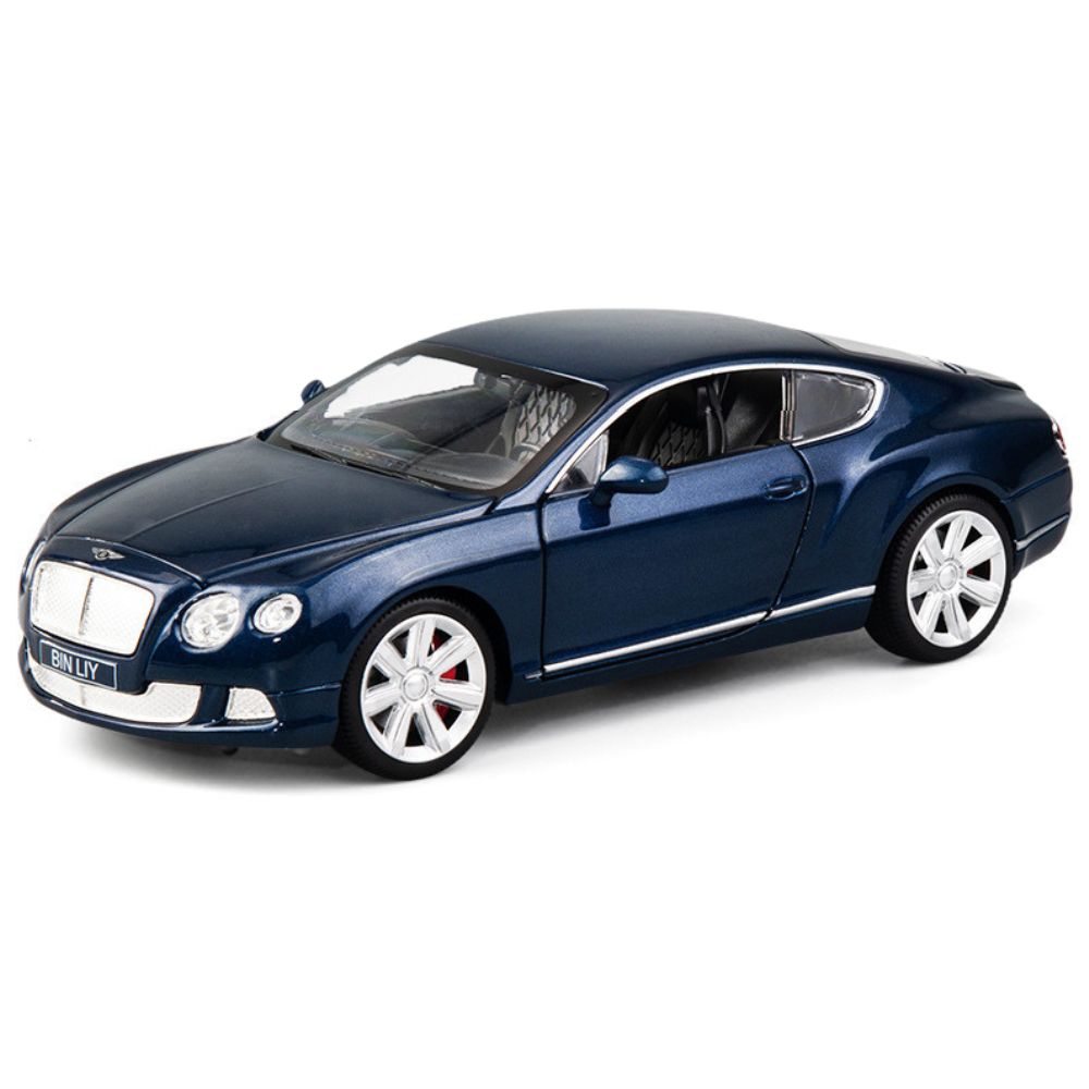 1:24 Bentley 2008 Continental GT Speed Blue Die Cast Model Car