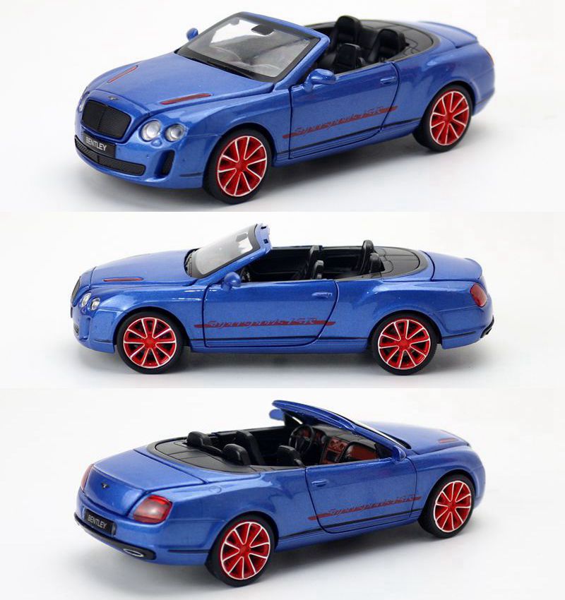 1:32 Bentley 2012 GTC ISR Die Cast Model Car