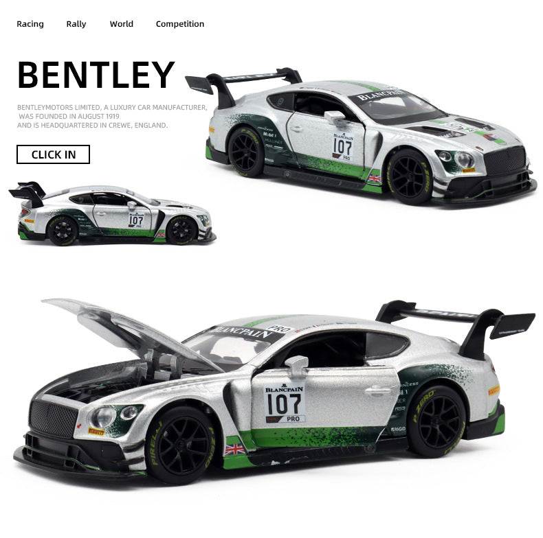 1:32 Bentley 2014 Continental GT3 Die Cast Model Car