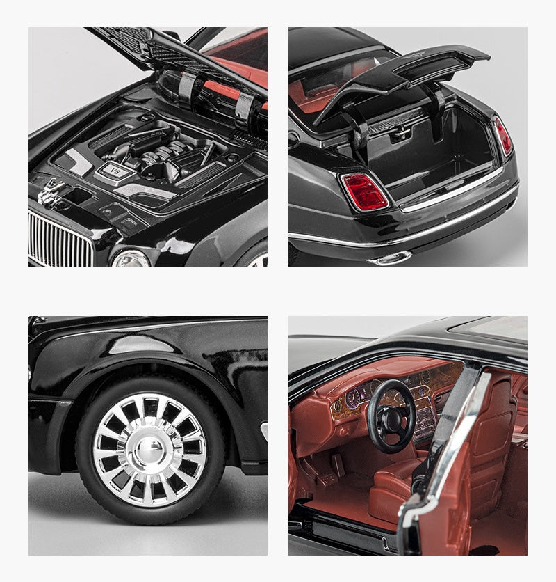 1:24 Bentley 2016 Mulsanne Speed Die Cast Model Car