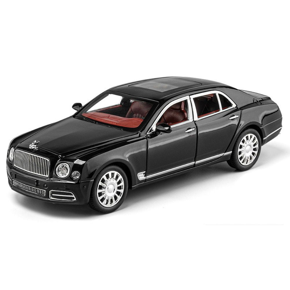 1:24 Bentley 2016 Mulsanne Speed Black Die Cast Model Car