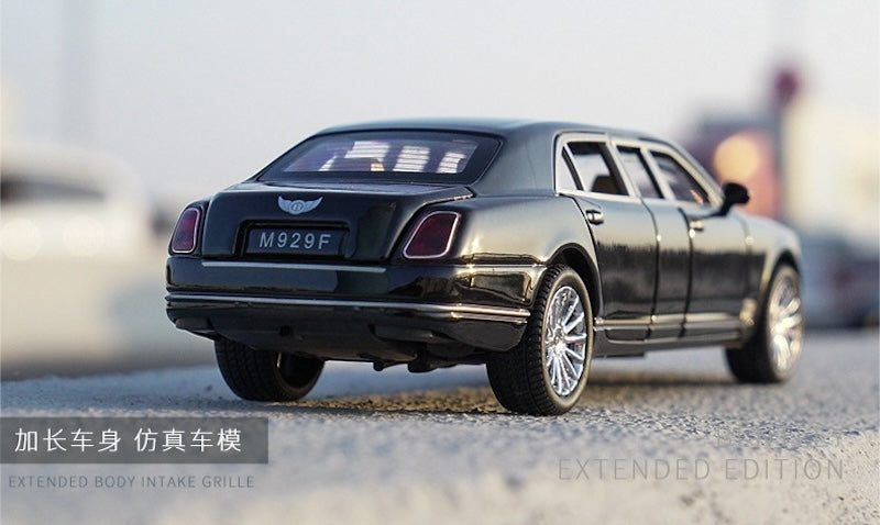 1:24 Bentley 2017 Mulsanne Grand Limousine Die Cast Model Car