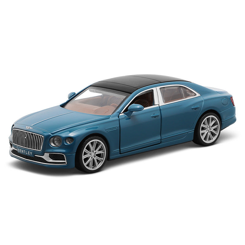 1:36 Bentley 2019 Flying Spur Blue Die Cast Model Car