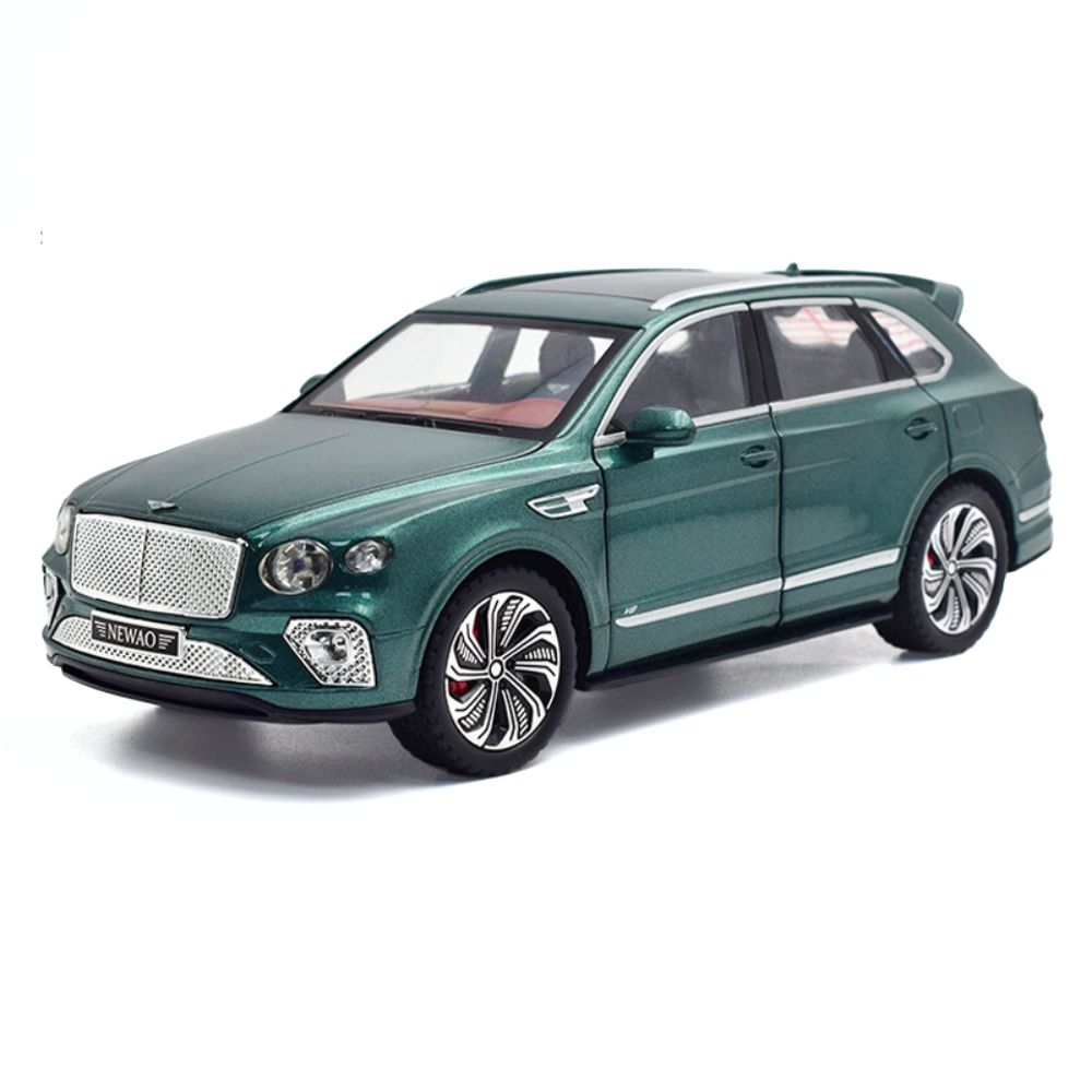 1:24 Bentley 2021 Bentayga Speed II Green Die Cast Model Car