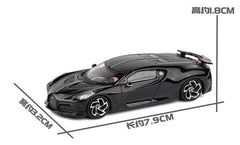 1:64 Bugatti 2021 La Voiture Noire Die Cast Model Car