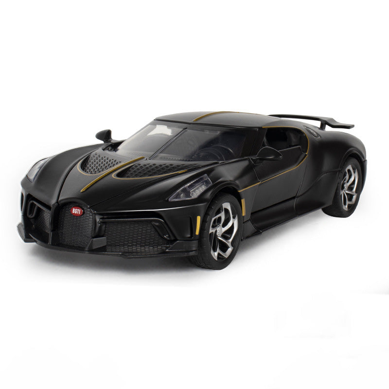 1:24 Bugatti 2021 La Voiture Noire Black Die Cast Model Car