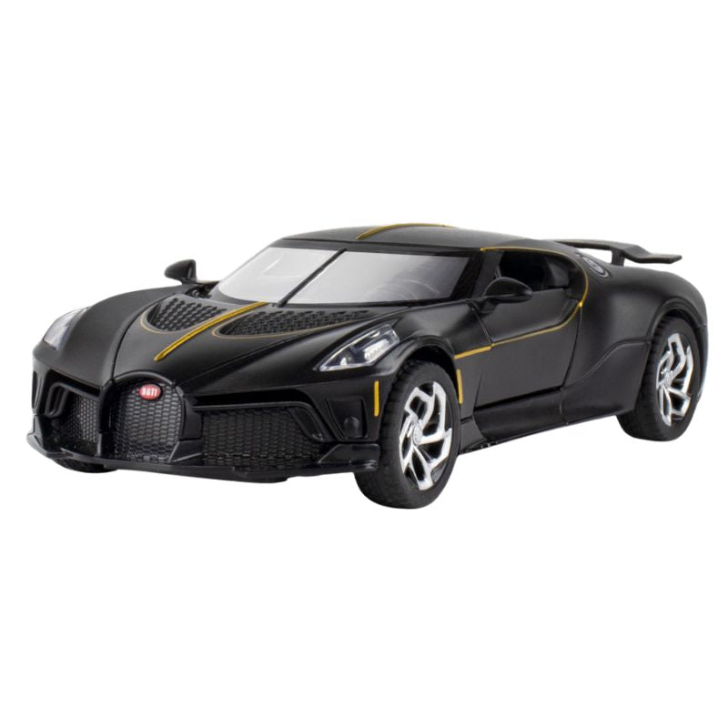 1:32 Bugatti 2021 La Voiture Noire Black Die Cast Model Car