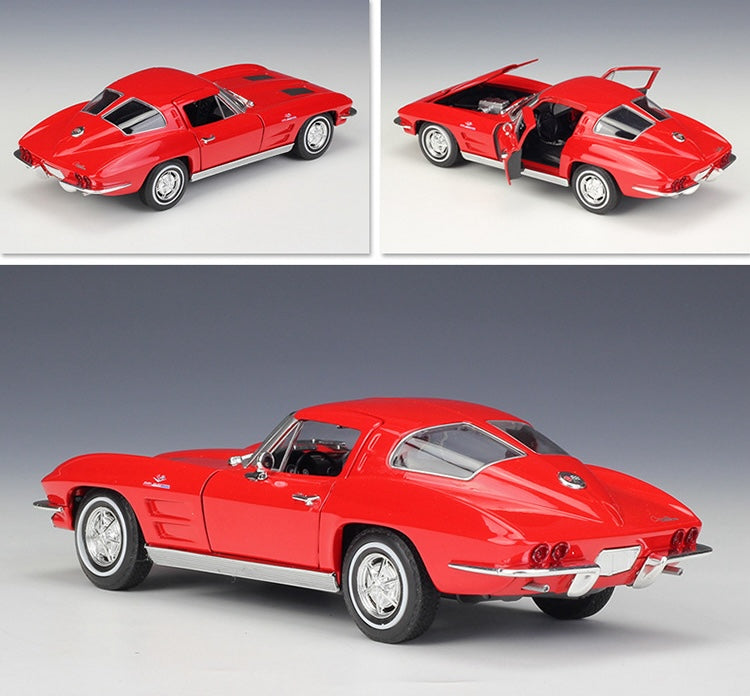 1:24 Chevrolet 1963 Corvette Die Cast Model Car