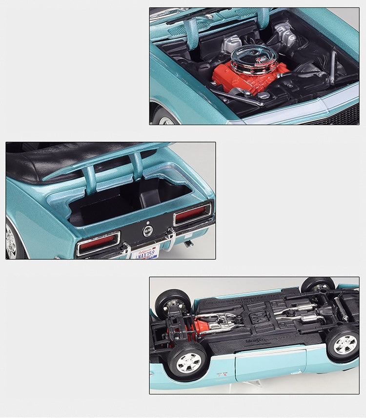 1:18 Chevrolet 1967 Camaro SS 396 Convertible Die Cast Model Car