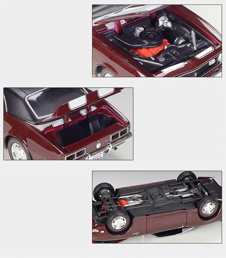 1:18 Chevrolet 1968 Camaro Z/28 Die Cast Model Car