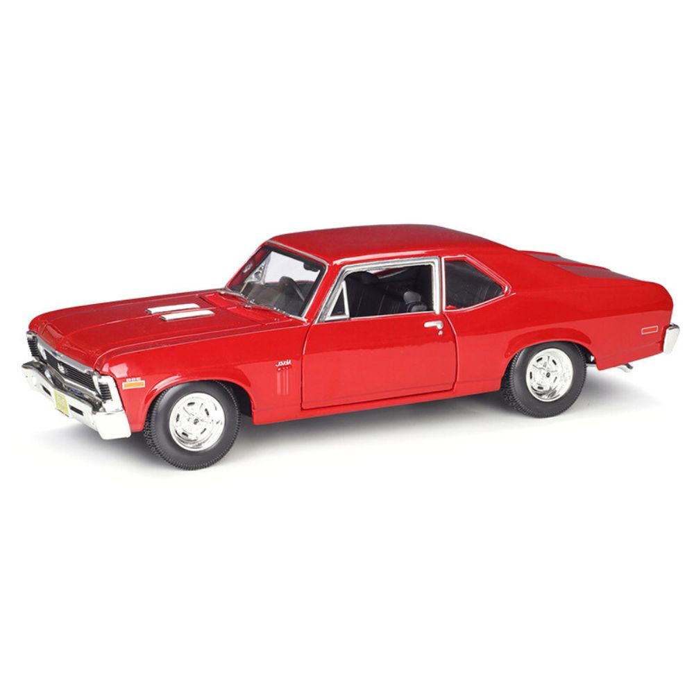 1:18 Chevrolet 1970 Nova SS Red Die Cast Model Car