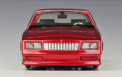 1:24 Chevrolet 1986 Monte Carlo SS Die Cast Model Car