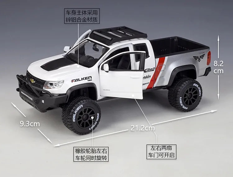 1:24 Chevrolet 2017 Colorado ZR2 fuoristrada 