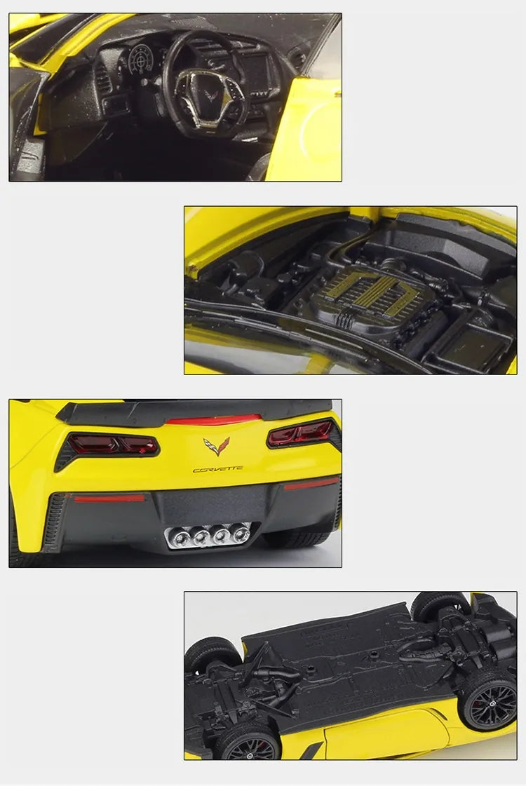 1:24 Chevrolet 2017 Corvette Z06 Die Cast Model Car