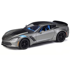 1:24 Chevrolet 2017 Grand Sport Silver Die Cast Model Car