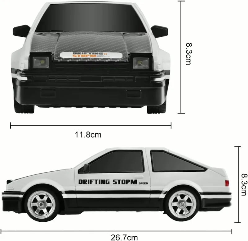 Classic Toyota AE86 Drift RC Car - 1:15 Scale Drift Car Model