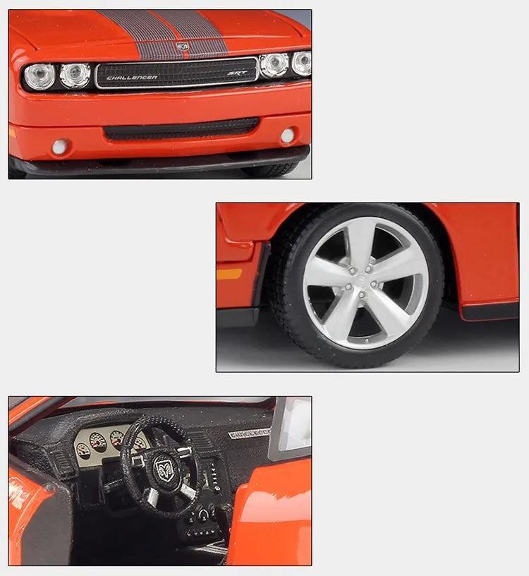 1:24 Dodge 2008 Challenger SRT8 Die Cast Model Car