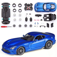 1:24 Assembly Line Dodge 2013 SRT Viper GTS Blue Die Cast Model Car