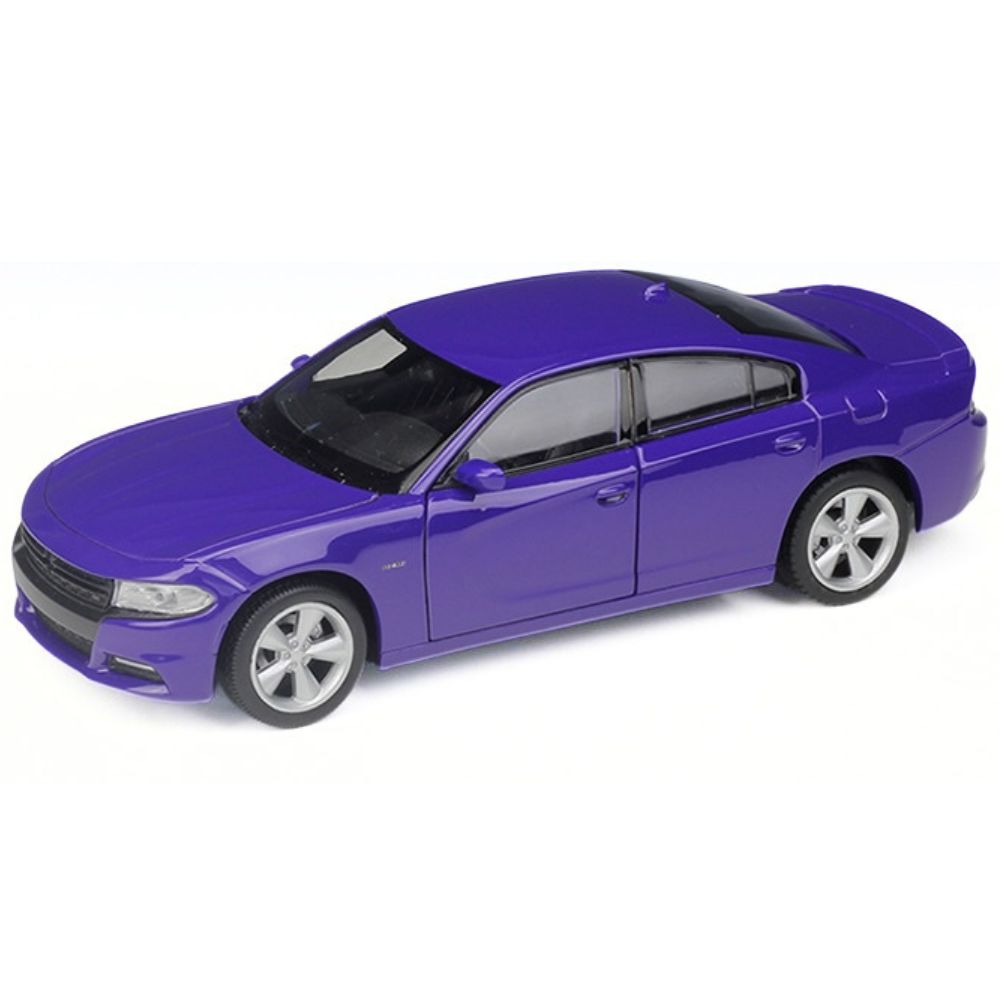 1:24 Dodge 2016 Charger RT Purple Die Cast Model Car