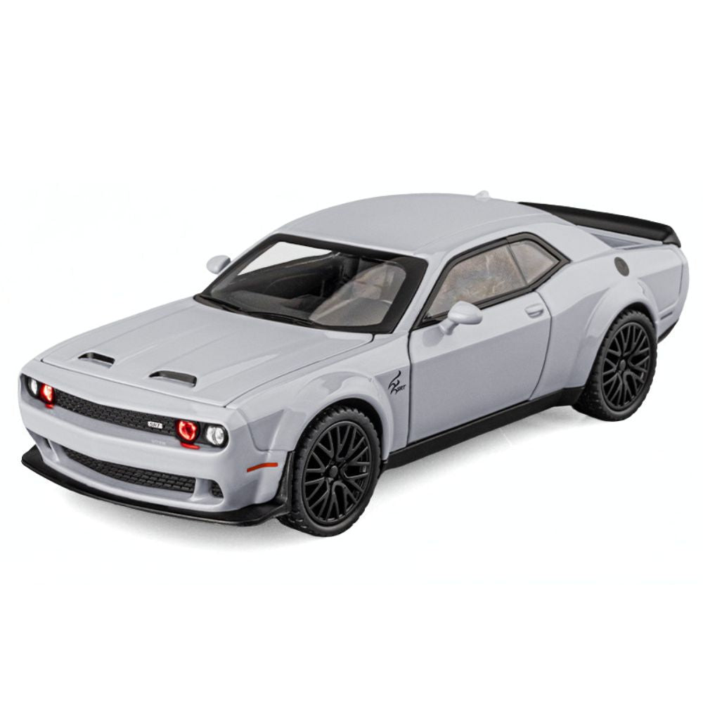 1:32 Dodge 2021 SRT Hellcat Gray Die Cast Model Car