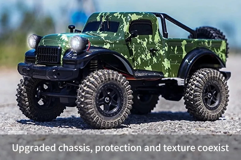 1:18 RC Climbing Truck – Dodge Power Wagon Military Off-Road Truck Model RC Car