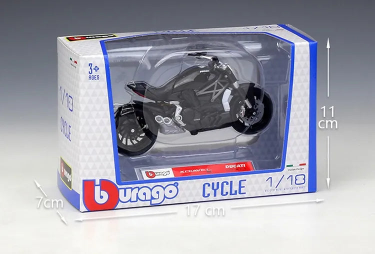 1:18 Ducati 2016 X Diavel S Motorcycle Model