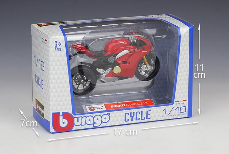 1:18 Ducati 2018 Panigale v4 Motorcycle Model