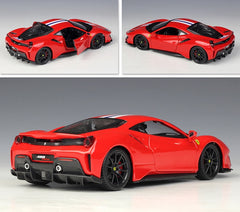 1:24 Assembly Line Ferrari 2015 488 Pista Die Cast Model Car